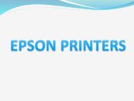 Epson Printer Support