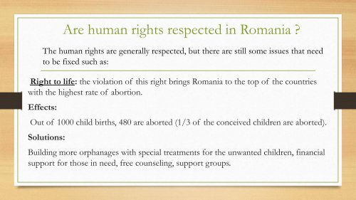 Human rights in Romania