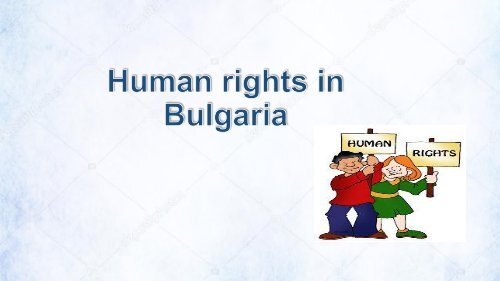 Human rights in Bulgaria