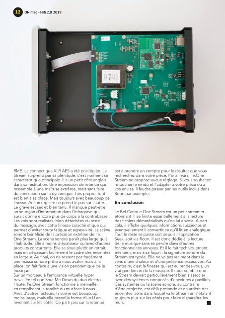 ON mag : Guide Hifi 2.0 2019