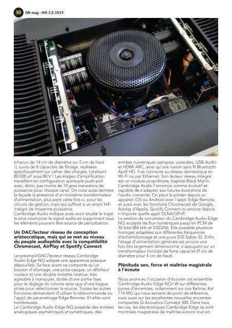 ON mag : Guide Hifi 2.0 2019