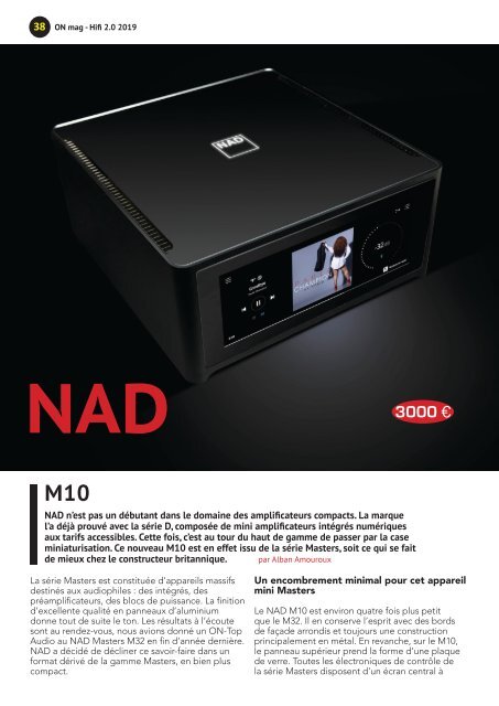 ON mag : Guide Hifi 2.0 2019