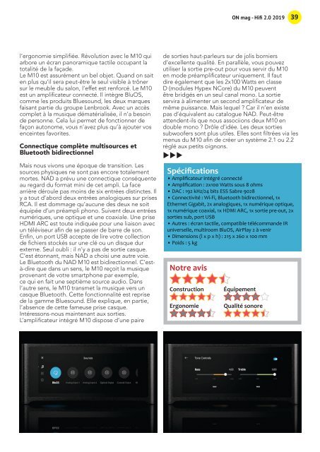 ON mag : Guide Hifi 2.0 2019