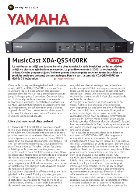 ON mag : Guide Hifi 2.0 2019