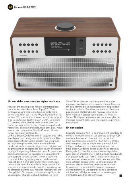 ON mag : Guide Hifi 2.0 2019