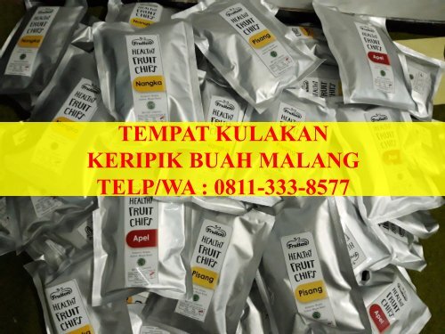 DIJAMIN PALING ENAK! WA: +62 811-333-8577, Keripik Pisang Malang