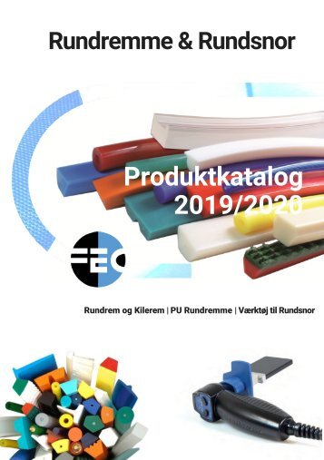 Produktkatalog - Rundremme, PU Kileremme & Rundsnor - fecconsulting.dk