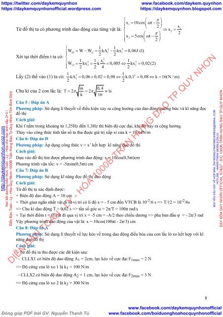 1300 câu hỏi trắc nghiệm Vật Lý 12 chọn lọc theo mức độ (NB - TH - VD - VDC) (Có lời giải chi tiết)