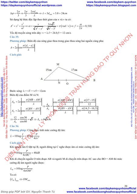 1300 câu hỏi trắc nghiệm Vật Lý 12 chọn lọc theo mức độ (NB - TH - VD - VDC) (Có lời giải chi tiết)