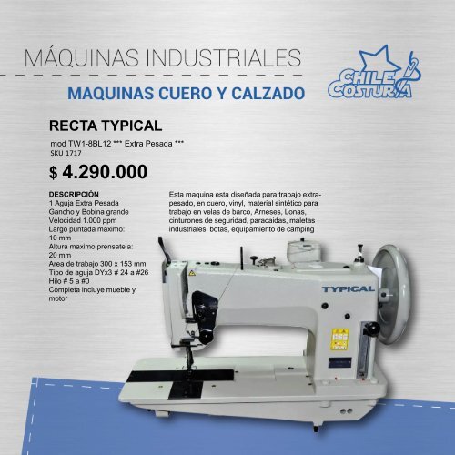 Catalogo Industrial Chilecostura