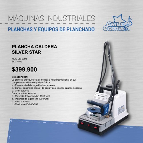 Catalogo Industrial Chilecostura