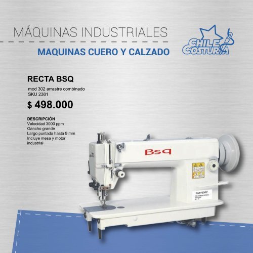 Catalogo Industrial Chilecostura