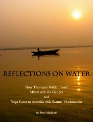 How Thoreau's Walden Pond Mixed with the Ganges and Yoga Came to America with Swami Vivekananda