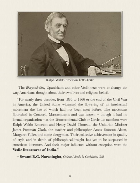 How Thoreau's Walden Pond Mixed with the Ganges and Yoga Came to America with Swami Vivekananda