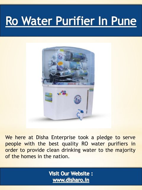 Best Water Purifier In Mumbai