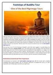 Footsteps of Buddha Tour_ The Best Pilgrimage Tour