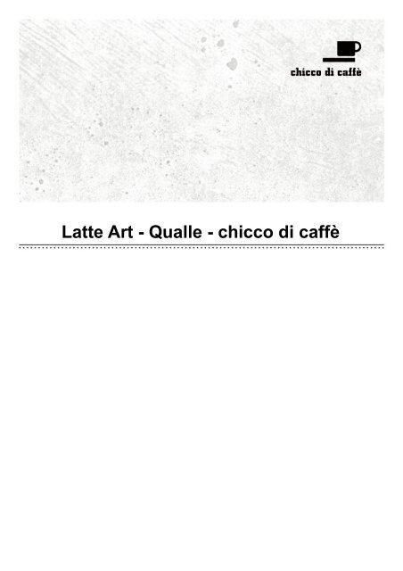 Latte Art - Qualle