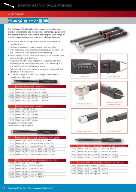 Norbar Catalogue 2019