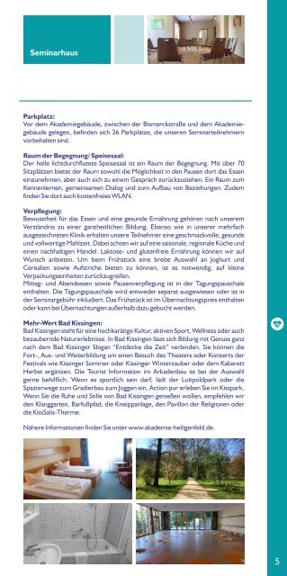 Akademie Heiligenfeld - Medizinprogramm 2019