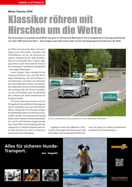 AUTOINSIDE Ausgabe 7/8 – Juli/August 2019