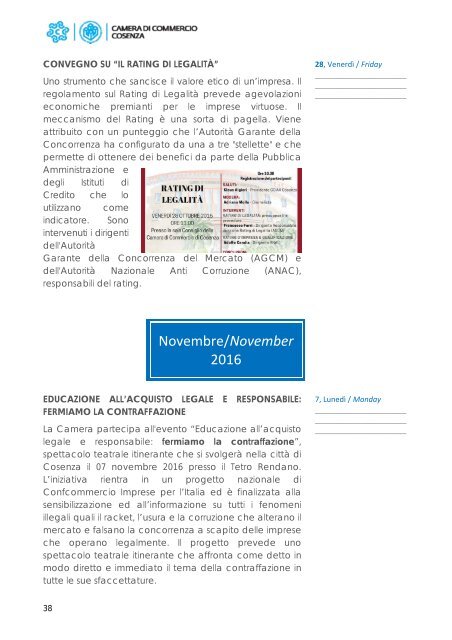 2014|2019 il nostro "Diario di Bordo"
