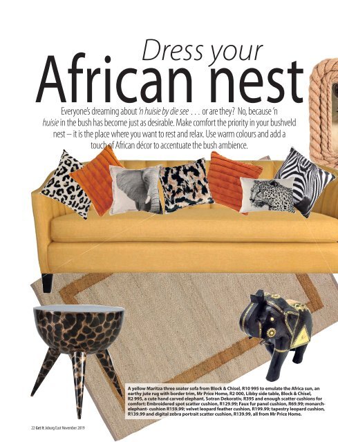 Dress Your African Nest E