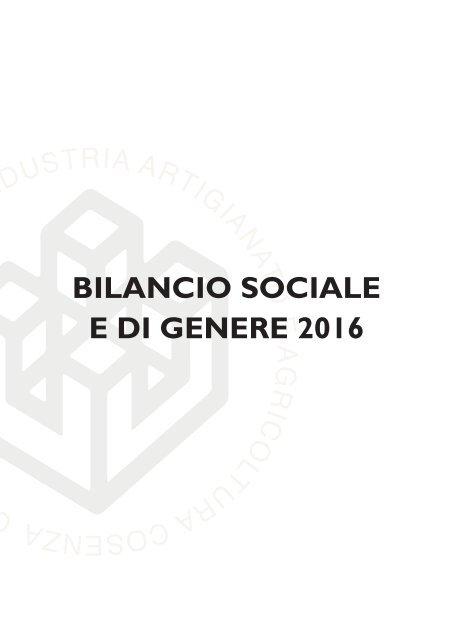 Bilancio sociale 2016