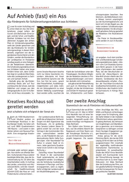 Sprachrohr 02/2019