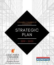 Columbia Chamber of Commerce 2019-2022 Strategic Plan