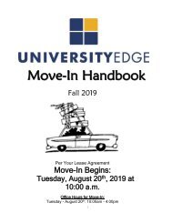 Move in Guide 2019