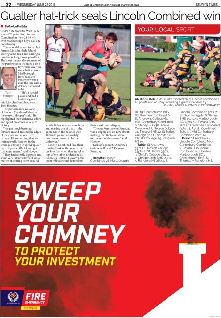 Selwyn Times: June 26, 2019