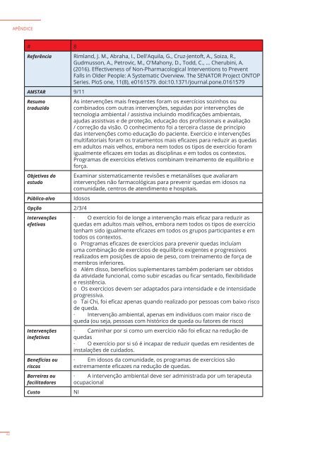 Relatório Prevenção de acidentes domésticos