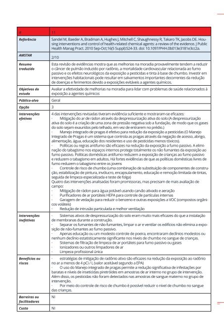 Relatório Prevenção de acidentes domésticos