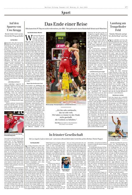 Berliner Zeitung 24.06.2019