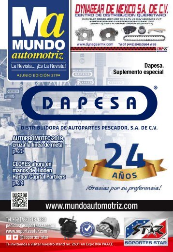 Mundo Automotriz No. 279 Junio 2019