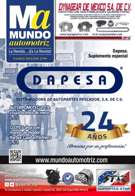 Mundo Automotriz No. 279 Junio 2019