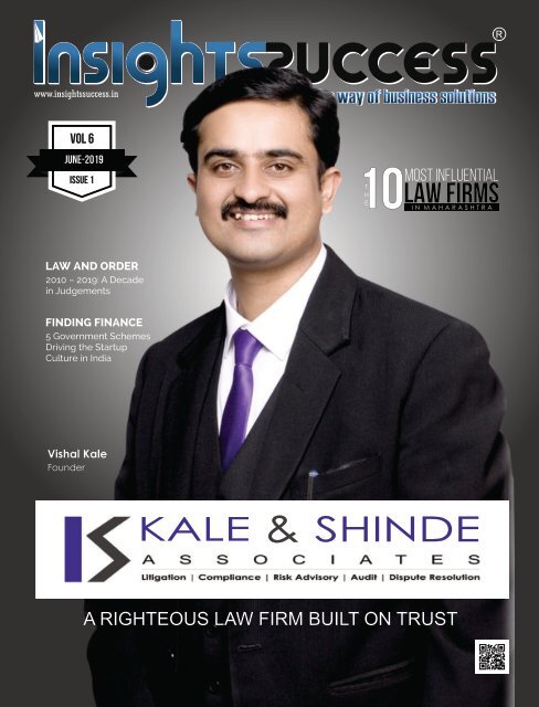 The Influential Law Firms in Maharashtra 2019