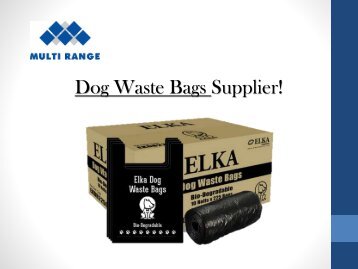 Biodegradable Dog Poop Bags - Multi Range
