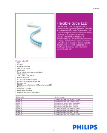 Flexible tube LED - Philips Lighting