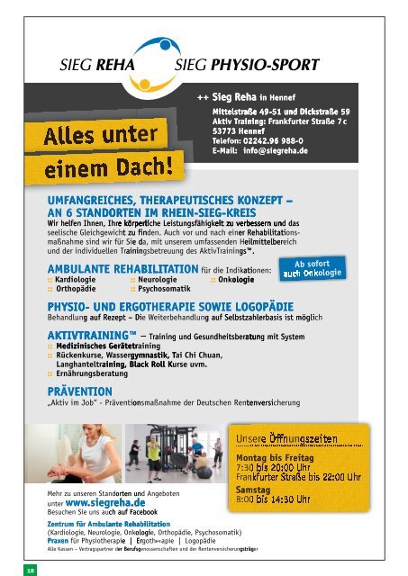 Stadt-Magazin Eitorf, Windeck, Ruppichteroth - Juli 2019