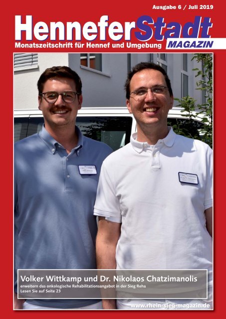 Hennefer Stadt-Magazin - Juli 2019