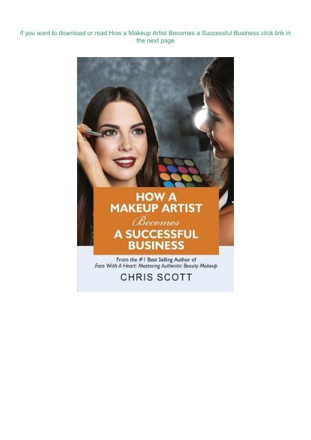 PDF READ How a Makeup Artist Becomes a Successful Business | FULL+ONLINE