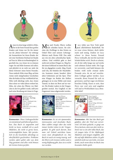 Bücherstube Horn Magazin Sommer2019