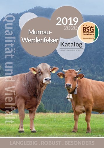 Murnau-Werdenfelser Bullenkatalog 2019/2020