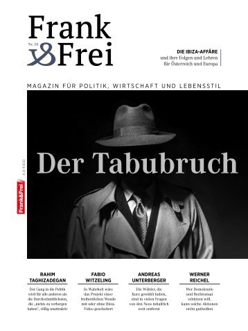 Leseprobe Magazin Frank&Frei 10/2019