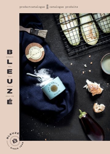 Fine food product catalogus Bleuzé 2019-2020