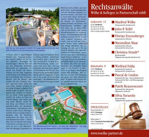  Altlandkreis Ausgabe Juli/August 2019 - Das Magazin für den westlichen Pfaffenwinkel