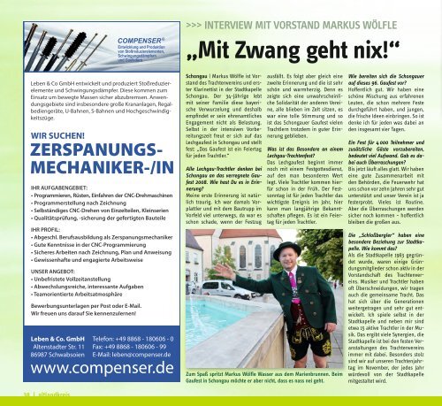  Altlandkreis Ausgabe Juli/August 2019 - Das Magazin für den westlichen Pfaffenwinkel