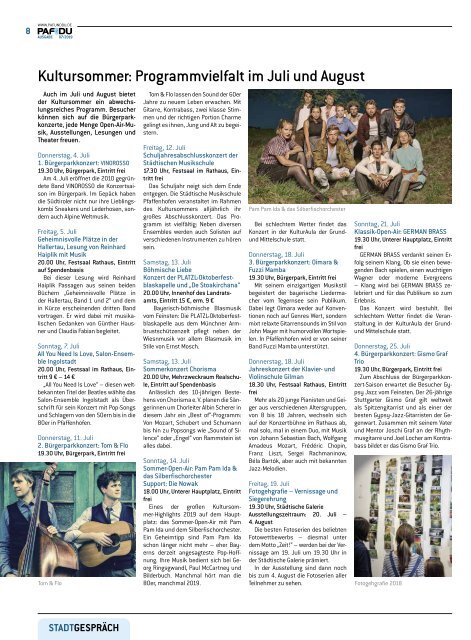 Bürgermagazin Juli 2019