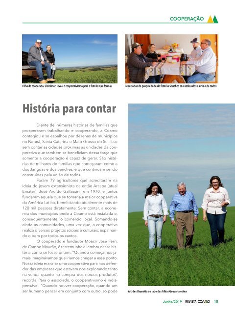 Revista Coamo Edição de Junho de 2019